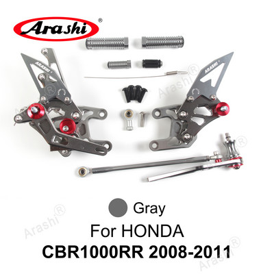 Arashi 1 komplekt HONDA CBR1000RR 2004 - 2020 CNC reguleeritav jalatugi Tagaseadised Tallapulk CBR1000 CBR 1000 RR 2008 2009 2010 2011