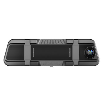 Carsara 9,6-инчов CarPlay Android Auto BT Огледало за кола Видеорекордер Навигация Камера за задно виждане AHD 1080P Dual Lens Dash Cam DVR