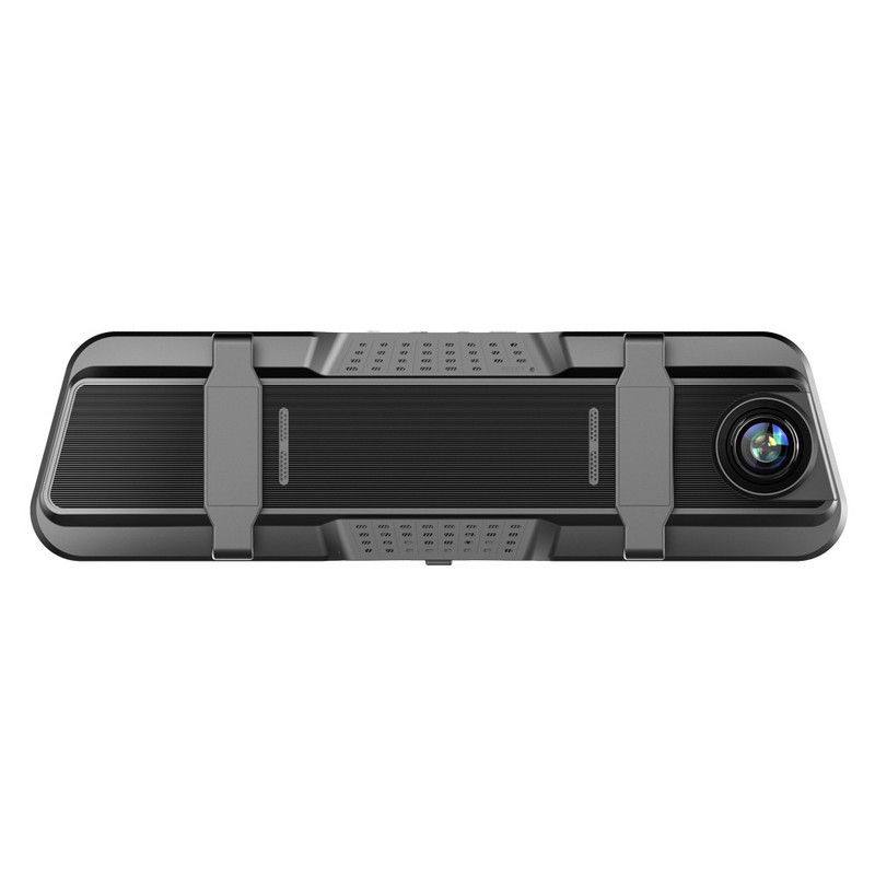 Carsara 9.6 inch CarPlay Android Auto BT Oglindă auto Înregistrator video Navigație Cameră de vedere spate AHD 1080P Cameră de bord cu două lentile DVR