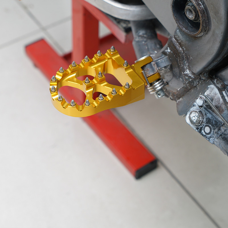 NiceCNC Suport pentru picioare Suport pentru picioare Suportă pentru picioare Pedale Motocross pentru Suzuki DRZ400S DRZ400SM DRZ DR-Z 400S 400SM Z400S 2000-2022 Aur