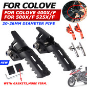 Pentru COLOVE 500X 525X 400X 500F 400F 525F 500 X 525 X 400 F Accesorii pentru motociclete Sujere pentru picioare din fata Suporturi Suporturi pentru picioare Cleme Pedale