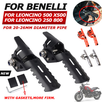 Skirta Benelli Leoncino 500 250 800 LeonineX 500 BJ BJ500 BJ250 Motociklų priedai Priekiniai pėdų kaiščiai Atrama pėdų atramos Gnybtai Pedalai