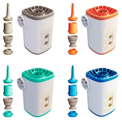 Pompă de aer electrică Pompă de aer portabilă fără fir Pompă de saltea gonflabilă Pompă de umflare pentru barca și ventilator Pompă de rezervor Pompă de vid USB tip C