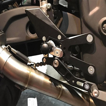 MTKRACING За YAMAHA YZF-R3 YZF R3 2015-2021 Задни комплекти Повишаване на педала Регулируеми задни настройки FootPegs лост за превключване Спирачен комплект