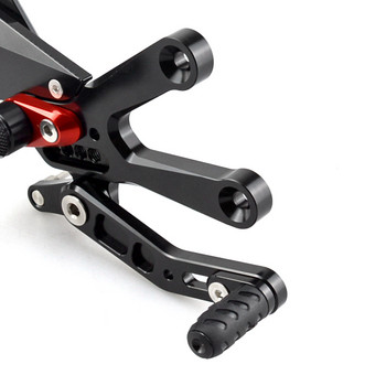 MTKRACING За YAMAHA YZF-R3 YZF R3 2015-2021 Задни комплекти Повишаване на педала Регулируеми задни настройки FootPegs лост за превключване Спирачен комплект