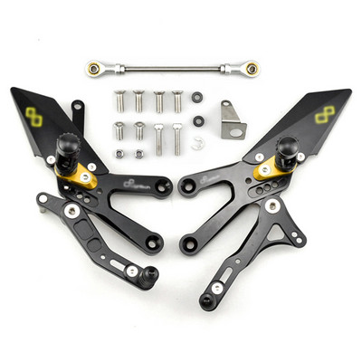 MTKRACING Za YAMAHA YZF-R3 YZF R3 2015-2021. Stražnji setovi Pojačana pedala Podesiva stražnja postavljanja Pegovi za noge Komplet kočnica ručice mjenjača