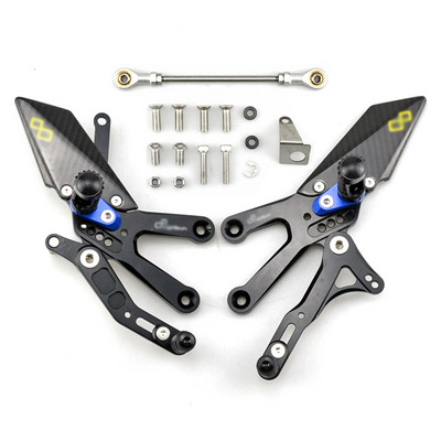 MTKRACING Za YAMAHA YZF-R3 YZF R3 2015-2021. Stražnji setovi Pojačana pedala Podesiva stražnja postavljanja Pegovi za noge Komplet kočnica ručice mjenjača