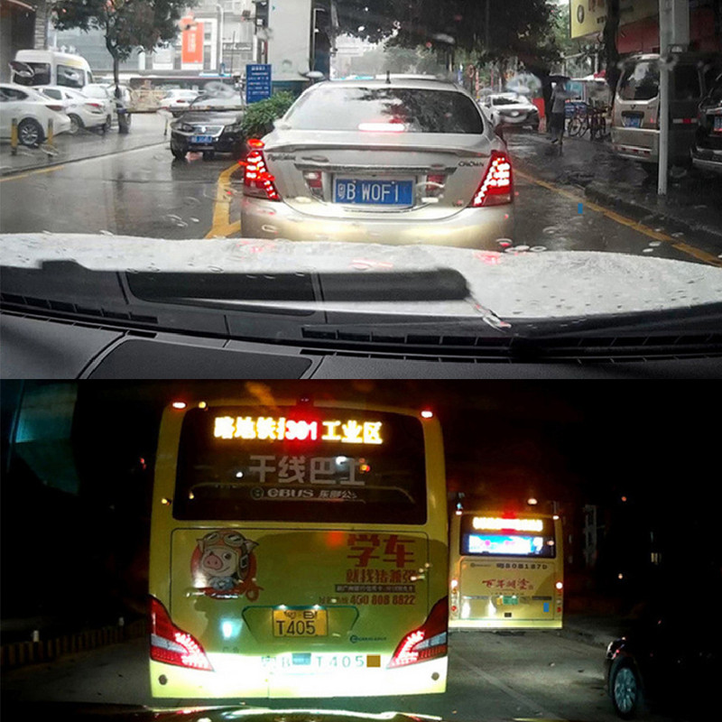 Ogledala u automobilu Snimač u vožnji Prednji i stražnji retrovizor s dvostrukim objektivom Kamera za petlju snimanja sa slikom unatrag E-Dog 188W