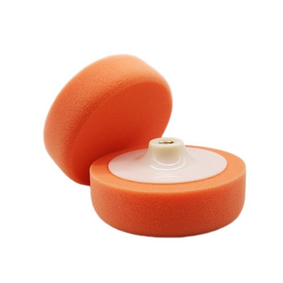 1 buc orificiu pentru șurub roată integrată cu burete M14 cu 16 găuri, disc de burete de ceară pentru mașină de lustruit cu ceară de automobile