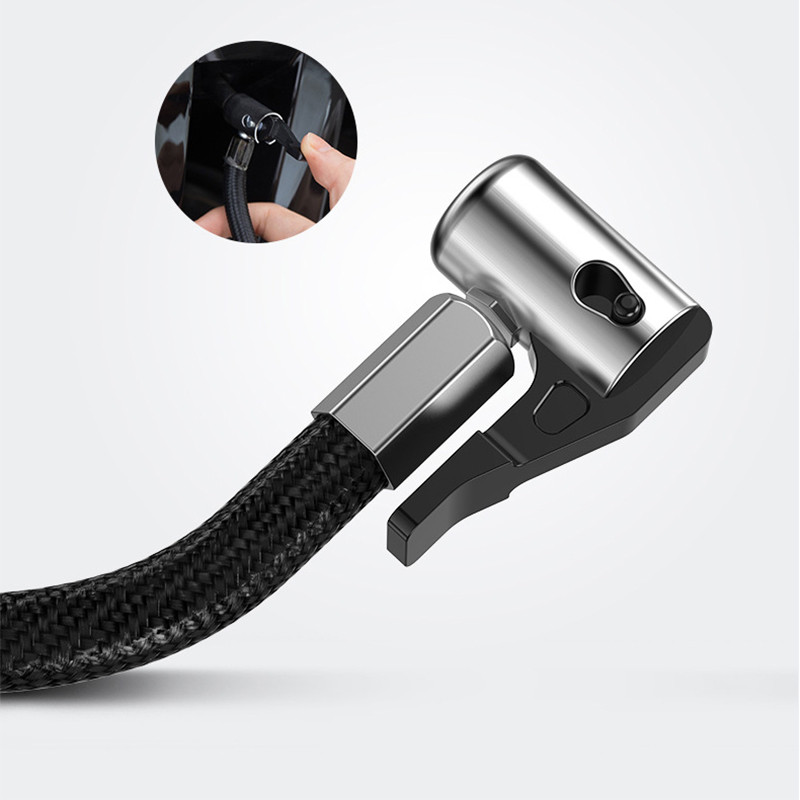 CZK-3634 Pompă de aer de urgență pentru exterior pentru mașină, reîncărcare aer pentru cauciucuri, mini pompă de aer cu afișaj digital portabil 35L/MIN