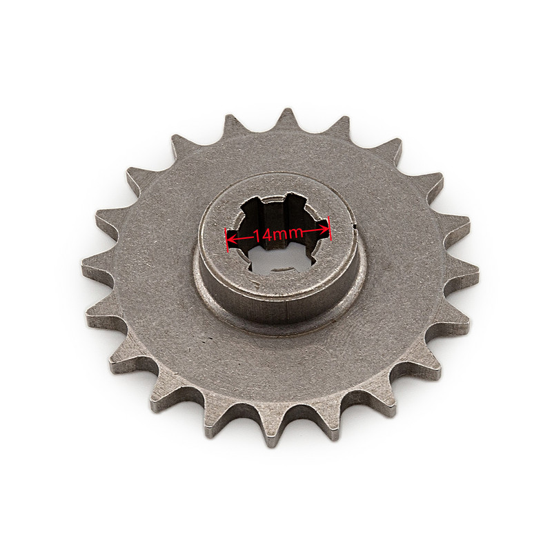 Priekinės pavarų dėžės žvaigždutė T8F 11T 13T 17T 20T krumpliaračio grandinės krumpliaratis metalinis 47cc 49cc Minimoto ATV mini dviračių mopedo paspirtukas