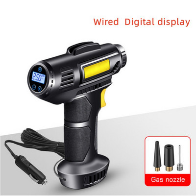 Automobilska zračna pumpa od 120 W Električna automobilska pumpa za gume na napuhavanje Prijenosni punjivi zračni kompresor Digitalna oprema za automatsko napuhavanje guma