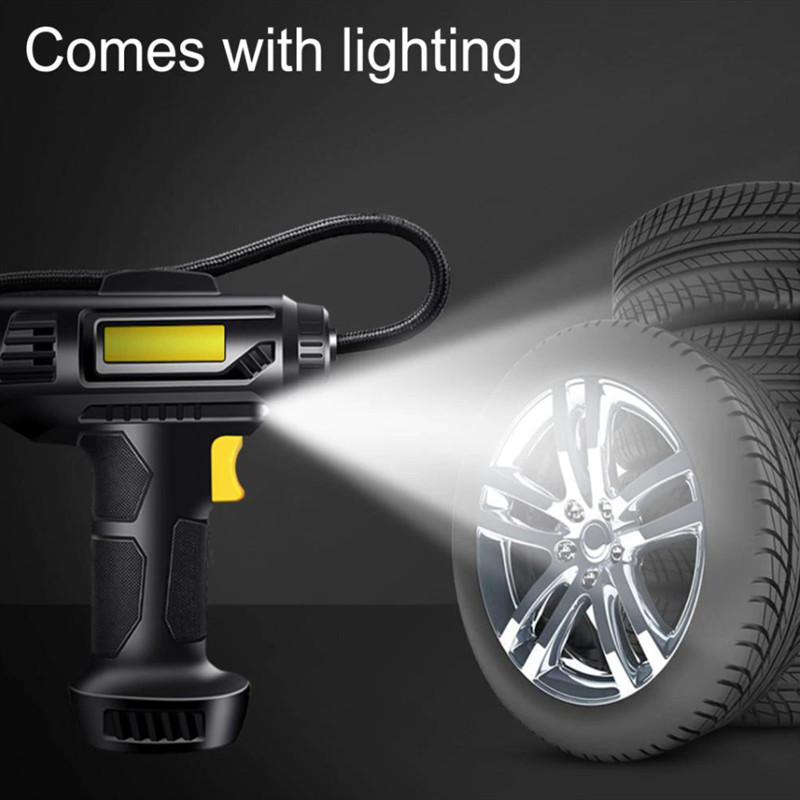 Automobilska zračna pumpa od 120 W Električna automobilska pumpa za gume na napuhavanje Prijenosni punjivi zračni kompresor Digitalna oprema za automatsko napuhavanje guma