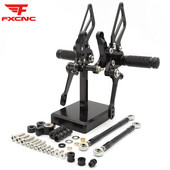 Pentru Ducati 1098/S 2007-2008 1198 2009-2011 CNC reglabil pentru motociclete Rearset Rearset Suport picioare Pedală Rearset Spate Set