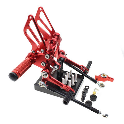 Pentru Ducati 1098/S 2007-2008 1198 2009-2011 CNC reglabil pentru motociclete Rearset Rearset Suport picioare Pedală Rearset Spate Set