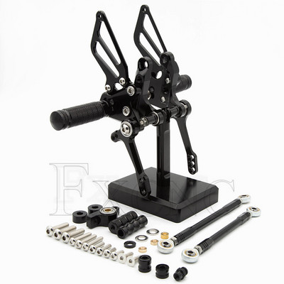 Pentru Ducati 1098/S 2007-2008 1198 2009-2011 CNC reglabil pentru motociclete Rearset Rearset Suport picioare Pedală Rearset Spate Set