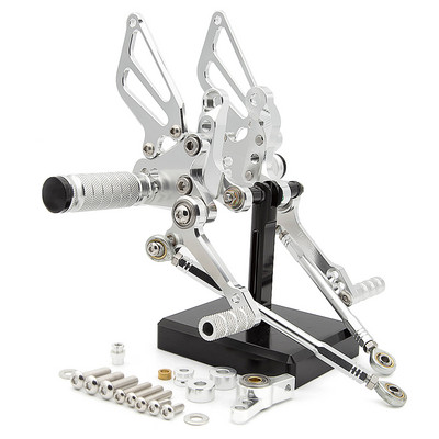Pentru Ducati 1098/S 2007-2008 1198 2009-2011 CNC reglabil pentru motociclete Rearset Rearset Suport picioare Pedală Rearset Spate Set