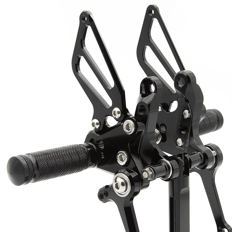 Za Ducati 1098/S 2007-2008 1198 2009-2011 CNC podesivi motociklistički oslonac za noge, pedala za noge, klinovi za noge, stražnji set