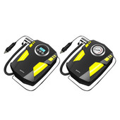 Compresor de aer portabil pentru umflator de anvelope 100PSI, pompa de biciclete, pompa de aer electrica 12V pentru anvelope auto si biciclete cu lumina LED