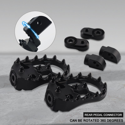 Prednji stražnji rotirajući oslonac za noge odgovara BMW F 850 GS Adventure F850GS F750GS Dodaci za motocikle Kočići za noge od aluminijske legure