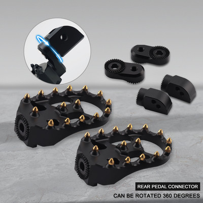 Prednji stražnji rotirajući oslonac za noge odgovara BMW F 850 GS Adventure F850GS F750GS Dodaci za motocikle Kočići za noge od aluminijske legure