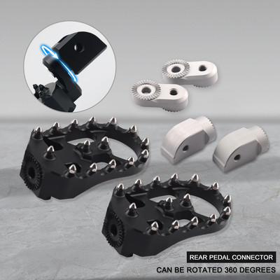 Prednji stražnji rotirajući oslonac za noge odgovara BMW F 850 GS Adventure F850GS F750GS Dodaci za motocikle Kočići za noge od aluminijske legure