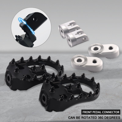 Prednji stražnji rotirajući oslonac za noge odgovara BMW F 850 GS Adventure F850GS F750GS Dodaci za motocikle Kočići za noge od aluminijske legure