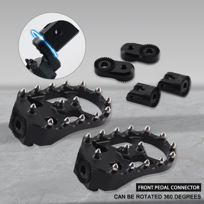 Prednji stražnji rotirajući oslonac za noge odgovara BMW F 850 GS Adventure F850GS F750GS Dodaci za motocikle Kočići za noge od aluminijske legure