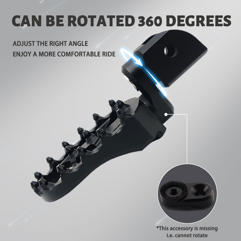 Prednji stražnji rotirajući oslonac za noge odgovara BMW F 850 GS Adventure F850GS F750GS Dodaci za motocikle Kočići za noge od aluminijske legure