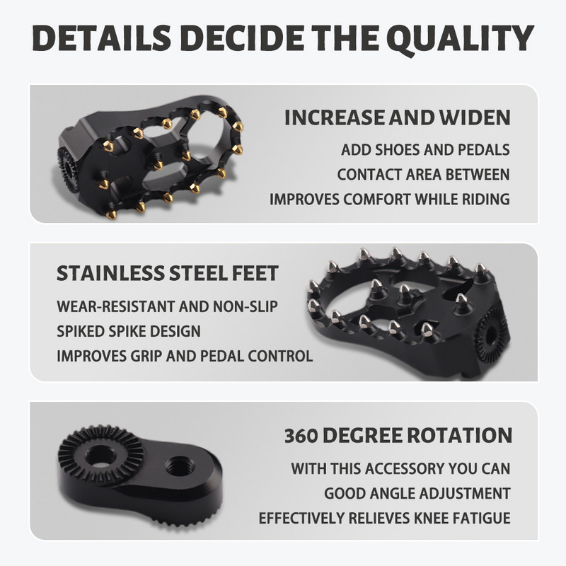 Prednji stražnji rotirajući oslonac za noge odgovara BMW F 850 GS Adventure F850GS F750GS Dodaci za motocikle Kočići za noge od aluminijske legure