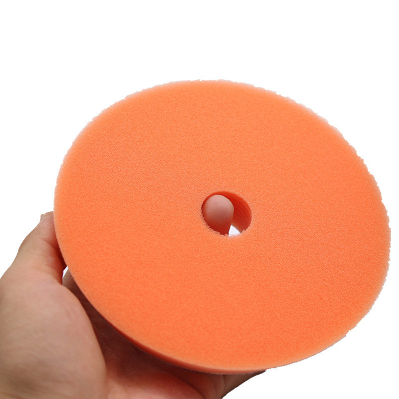 5 bucăți 6 inch tampon de lustruit pentru mașină cu burete de lustruit, șlefuire, cu ceară, roată pentru șlefuitor de mașini, set de tampon tampon, mașină de spălat fierbinte
