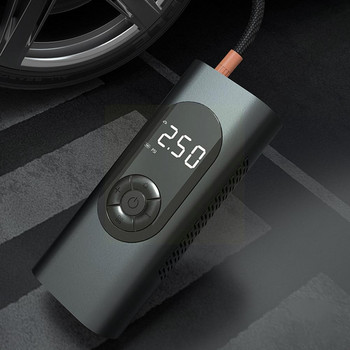 Интелигентен дигитален дисплей Помпа за двойно предназначение, монтирана на превозно средство Инфлатор Преносима помпа за надуване Мощност на помпата на гумите Висока гума I2G7