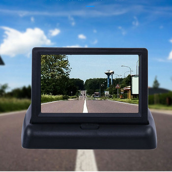 5-инчов TFT LCD монитор Дисплей Екран Резервна камера Монитор за паркиране Резервна камера за обратно виждане за кола Камион Ван Къмпинг