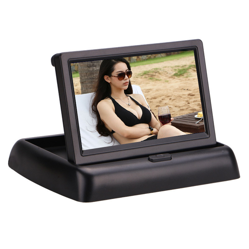 5-tolline TFT LCD-ekraaniga varukaamera monitor parkimiseks Tahavaate tagavaatekaamera auto veoauto telkimiseks