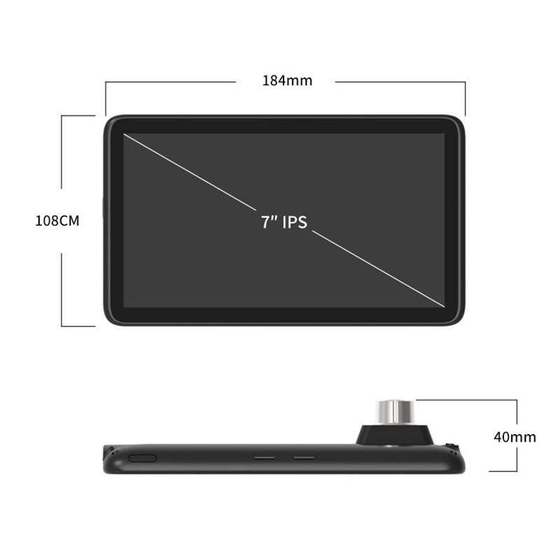D712 Dash Cam 4G DVR pentru mașină ADAS Tablou de bord Oglindă Cameră retrovizoare Înregistrare automată 2GB+32GB Navigație GPS Android WiFi Monitor la distanță