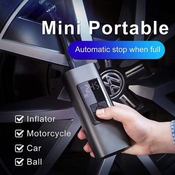 Mini Digital Car Tire Inflator Air Compressor Φορητοί φουσκωτές Fast Digital Tire Pump Ανταλλακτικά για αξεσουάρ αυτοκινήτου
