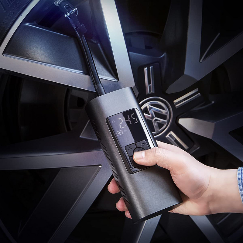 Mini compresor de aer pentru umflator digital de anvelope pentru autoturisme, umflatoare portabile, piese rapide de pompe digitale pentru anvelope pentru accesorii auto