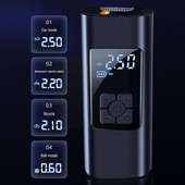 Pompă de aer reîncărcabilă de 150PSI, umflator pentru anvelope, compresor portabil fără fir, pompă digitală pentru anvelope pentru bicicletă, bile B4X3