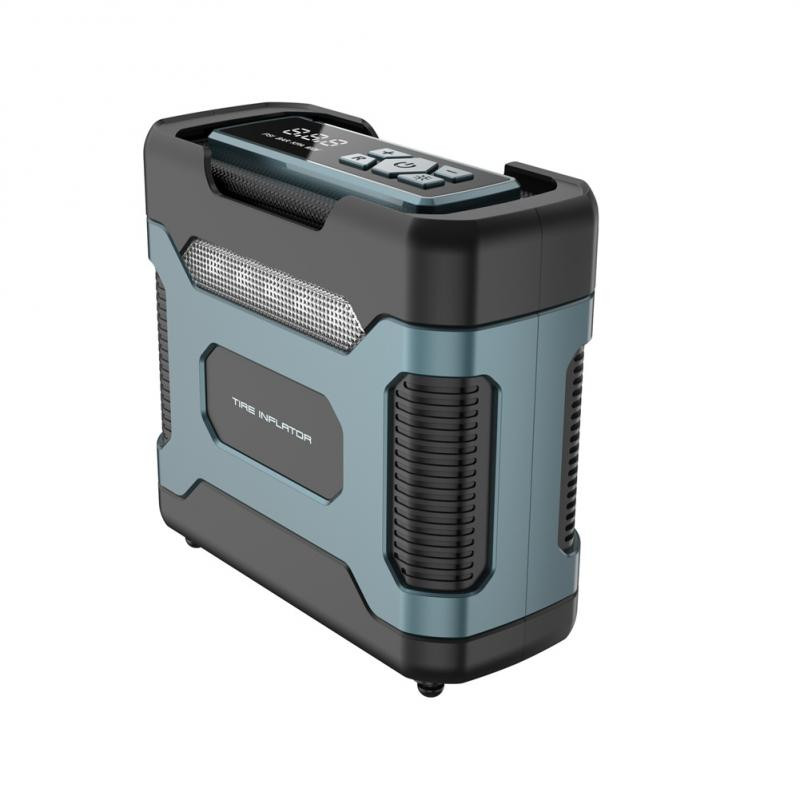 Pompă de aer pentru mașină, cu dublu cilindru, compresor de aer electric, pompă gonflabilă 150 PSI cu lampă LED, umflator digital pentru anvelope, pompă de aer pentru mașină 12V