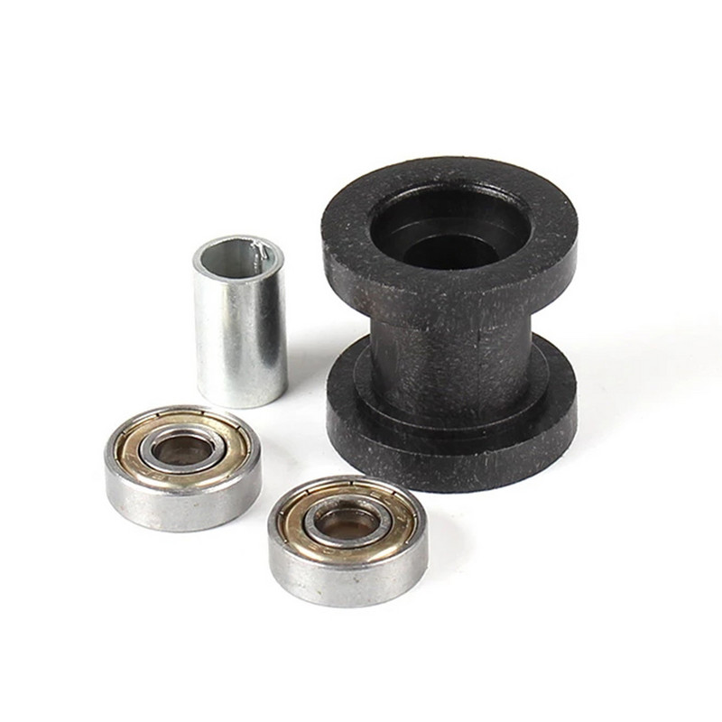 Обтегач на мотоциклетна верига Водач на колело Задвижваща ролкова шайба 8 10 мм за ATV Мотокрос Pit Dirt Bike Mini Moto Enduro Аксесоари