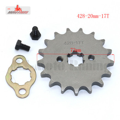 428 #10-19 dinți 20 mm ID pinion față motor pentru Stomp YCF Upower Dirt Pit Bike ATV Quad Go Kart Moped Buggy Scooter Motocicletă