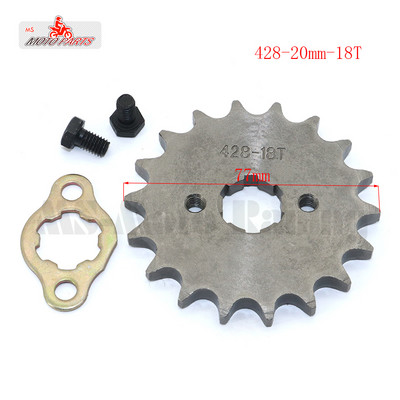 428 #10-19 dinți 20 mm ID pinion față motor pentru Stomp YCF Upower Dirt Pit Bike ATV Quad Go Kart Moped Buggy Scooter Motocicletă
