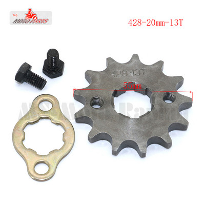 428 #10-19 dinți 20 mm ID pinion față motor pentru Stomp YCF Upower Dirt Pit Bike ATV Quad Go Kart Moped Buggy Scooter Motocicletă