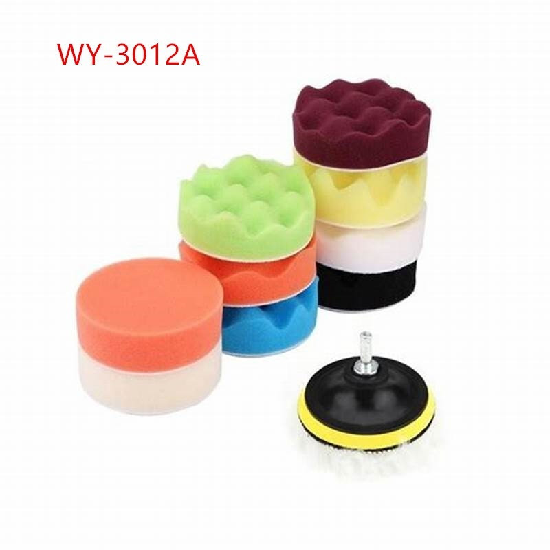 Disc de lustruit pentru mașină de 3 inchi, autoadeziv, pentru lustruire cu ceară, burete de lână, disc de lustruit pentru roți de lustruit, adaptor de foraj