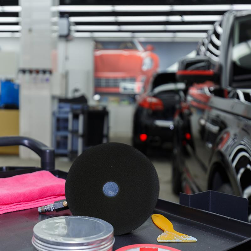 Set de 5 bucăți tampoane de lustruit 150mm/6 inch pentru mașină spumă burghiu tampon de lustruit set roți burete Kit scule electrice accesorii pentru lustruit auto