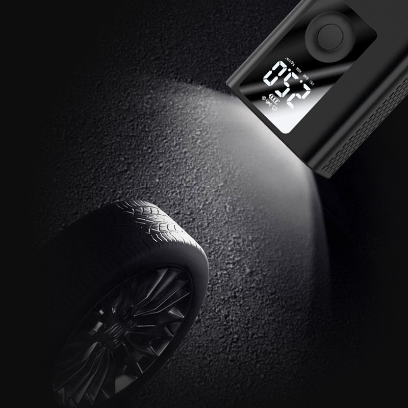 Акумулаторна автомобилна въздушна помпа 12V 150PSI помпа за гуми Преносим компресор Цифров безжичен компресор за помпане на автомобилни гуми за топки за велосипеди и лодки