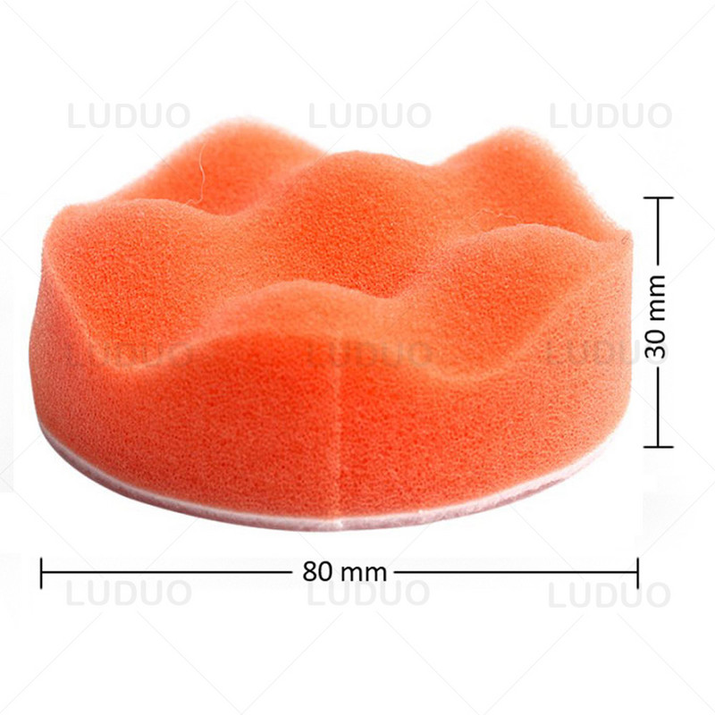 7 bucăți tampon de lustruit pentru mașină 3/4/5/6/7 inch set de perne de spumă pentru lustruire cu burete pentru lustruit mașină, adaptor de foraj, instrumente de curățare