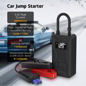Car Jump Starter Power Bank Pompă gonflabilă portabilă fără fir Pompă gonflabilă digitală inteligentă pentru mașină, motocicletă, bicicletă