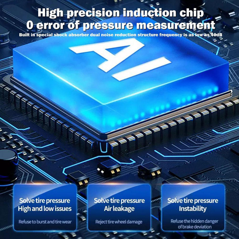 12V automobilska pumpa za napuhavanje zraka Prijenosni kompresor za motocikle Bicikli Napuhavanje guma za čamce Digitalna automatska pumpa za napuhavanje Infla I9Q9