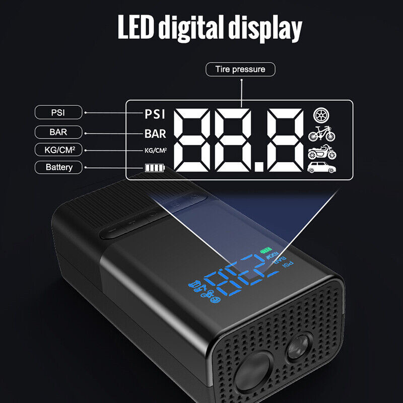 M09 Φορητός αεροσυμπιεστής αυτοκινήτου 12V 150 PSI ηλεκτρική αντλία φουσκώματος ελαστικών για μοτοσικλέτα AUTO Tire Balls